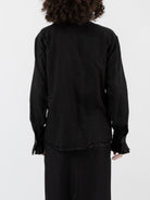 Elena Dawson Monet Shirt, Black - ELENA DAWSON at Worthwhile