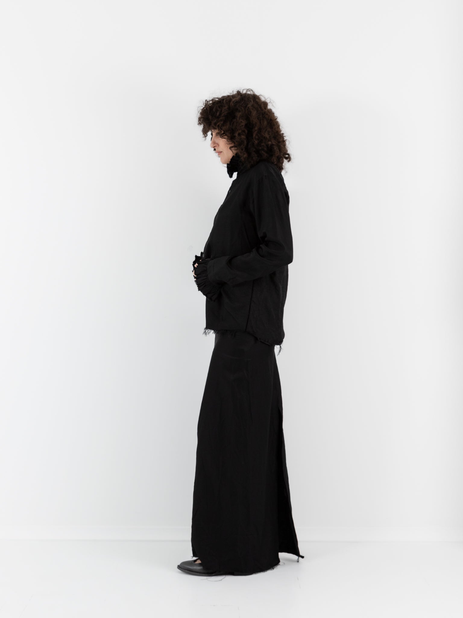 Elena Dawson Slim Skirt, Black - ELENA DAWSON at Worthwhile