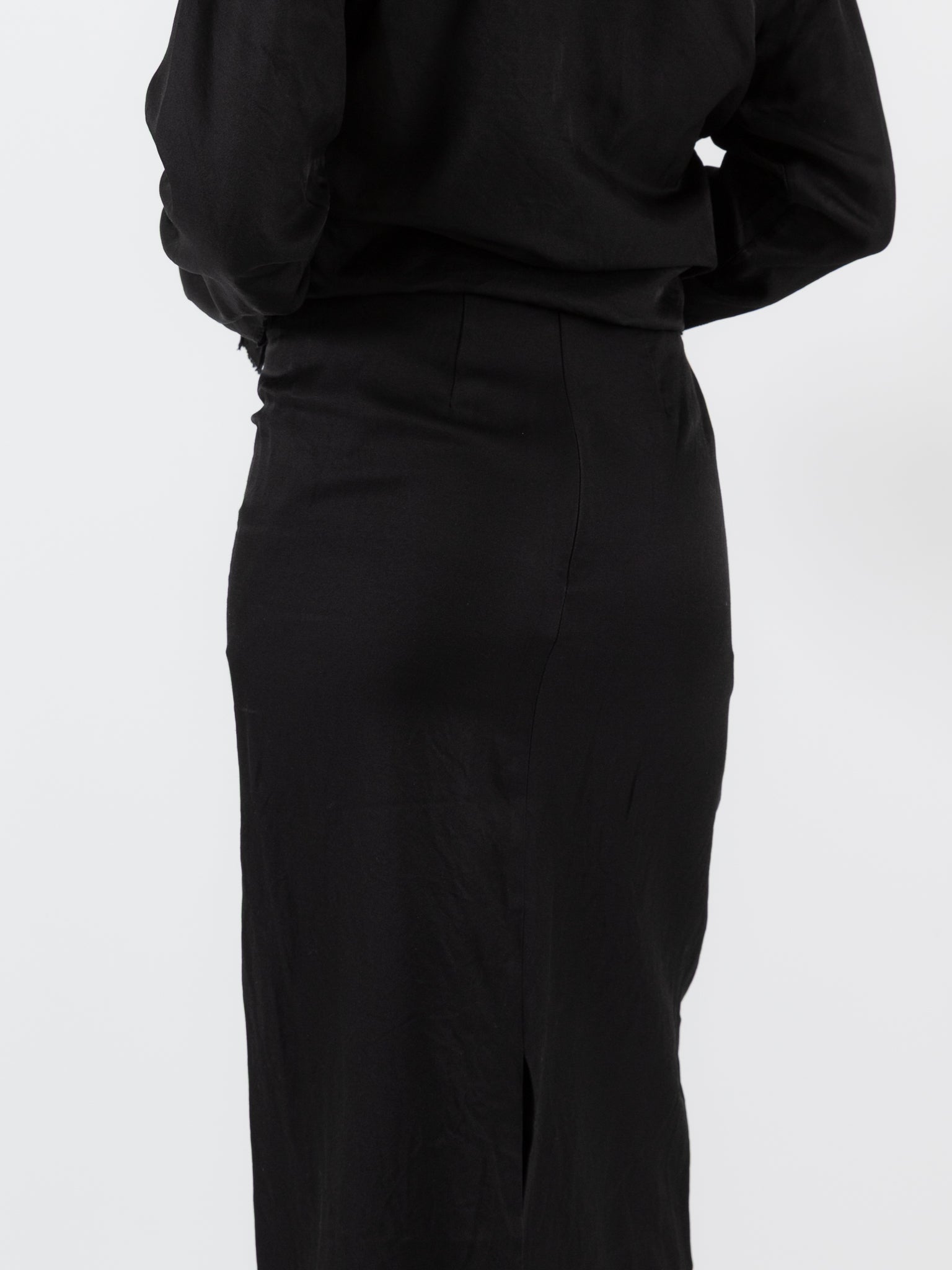 Elena Dawson Slim Skirt, Black - ELENA DAWSON at Worthwhile