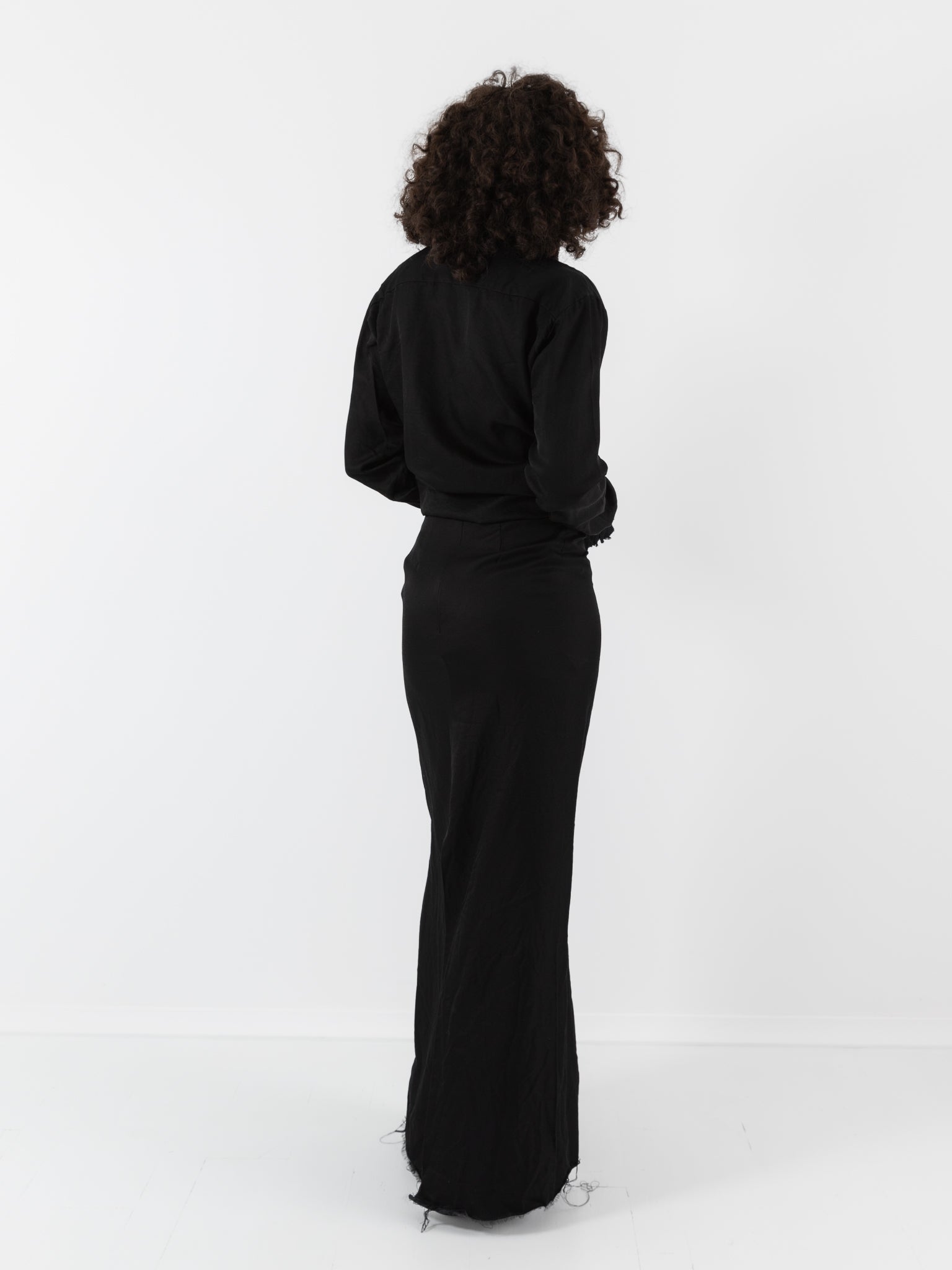 Elena Dawson Slim Skirt, Black - ELENA DAWSON at Worthwhile
