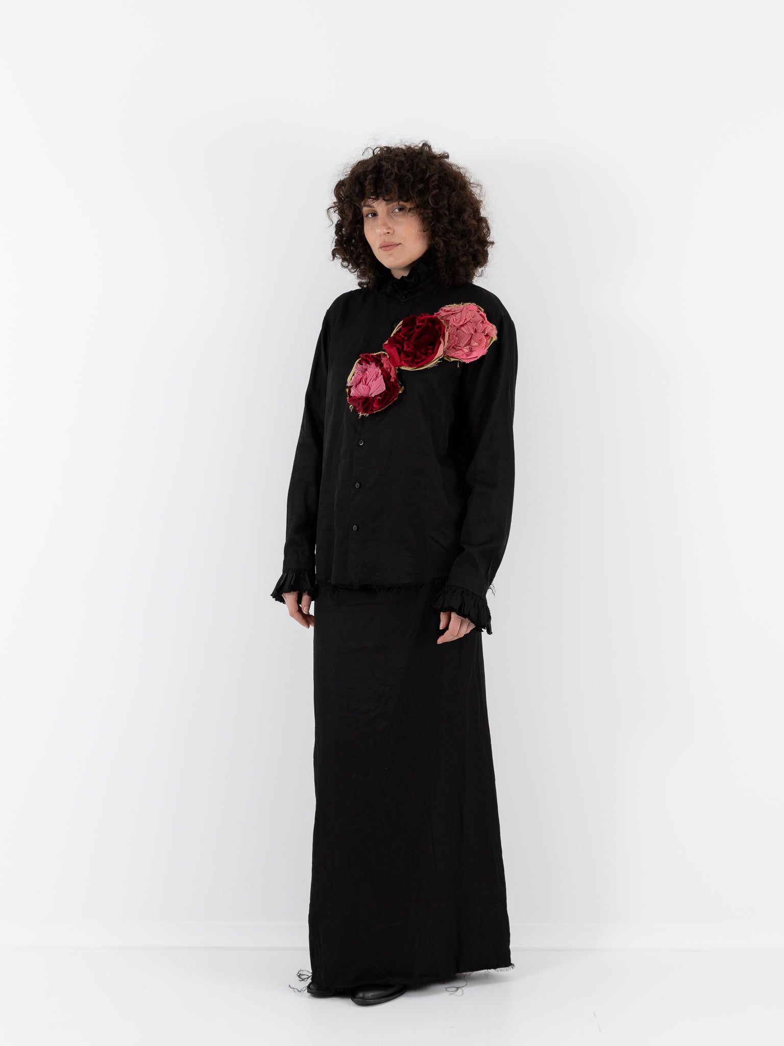 Elena Dawson Slim Skirt, Black - ELENA DAWSON at Worthwhile