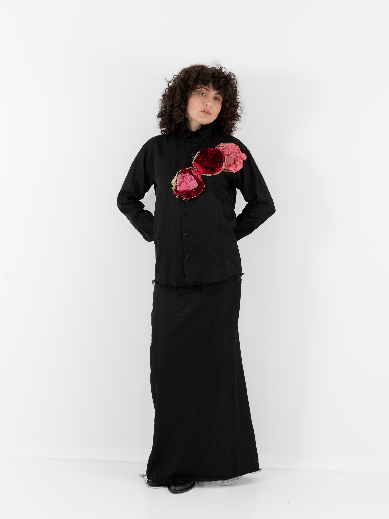 Elena Dawson Slim Skirt, Black - ELENA DAWSON at Worthwhile