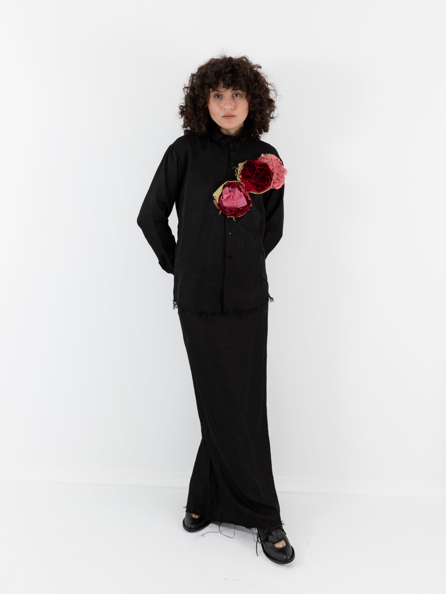 Elena Dawson Slim Skirt, Black - ELENA DAWSON at Worthwhile