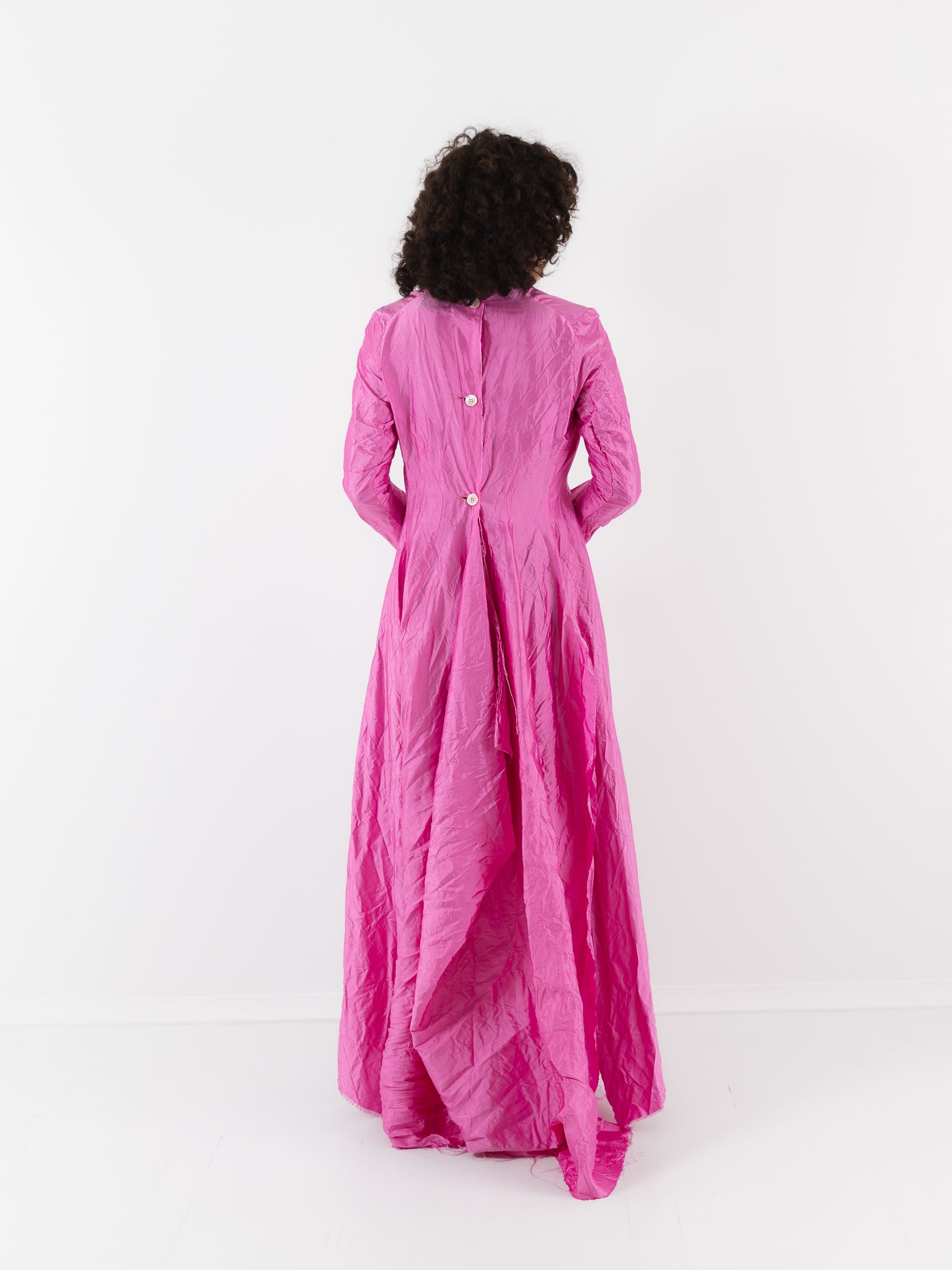 Elena Dawson Viola Dress, Rhubarb - ELENA DAWSON at Worthwhile