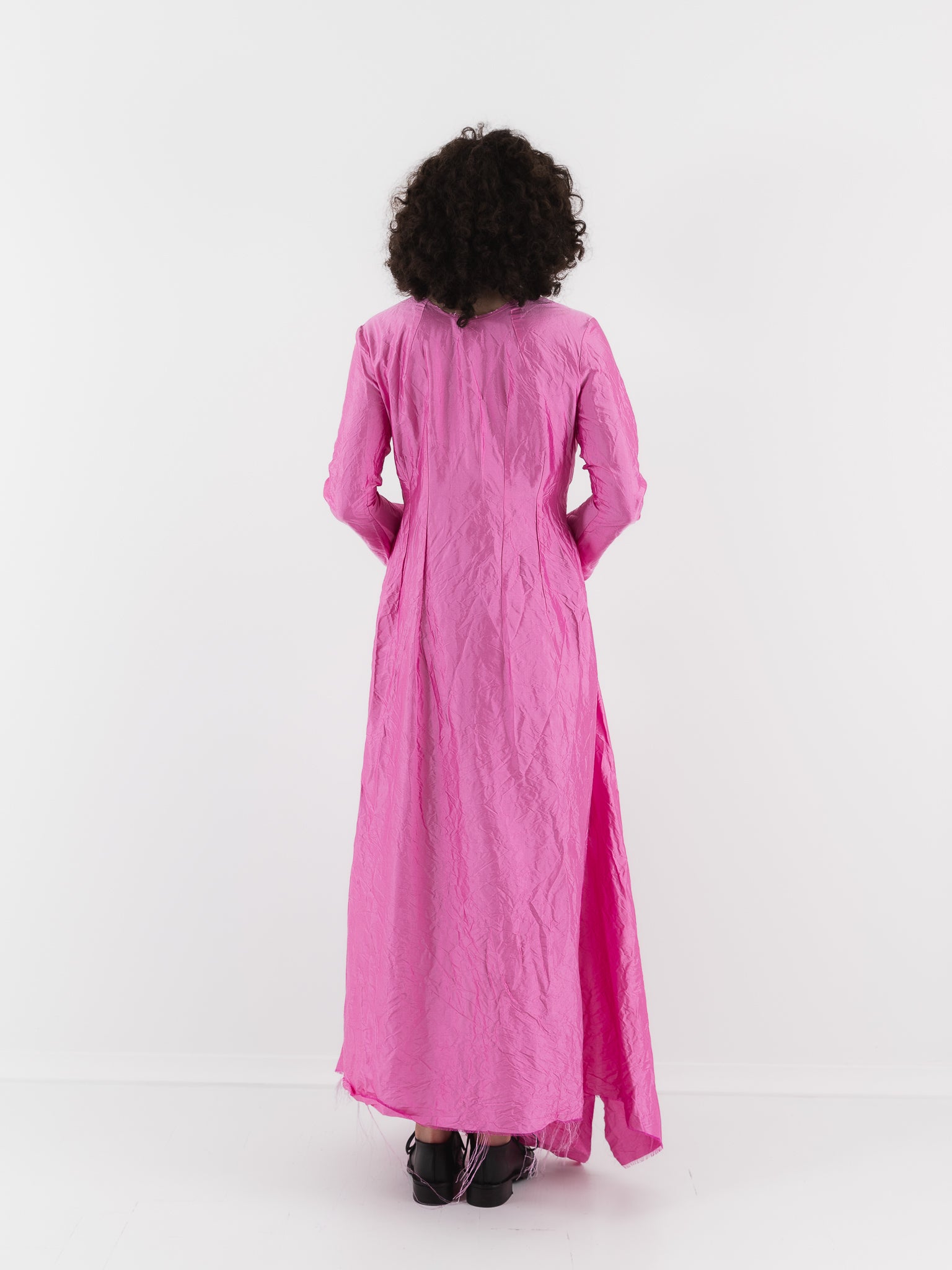 Elena Dawson Viola Dress, Rhubarb - ELENA DAWSON at Worthwhile