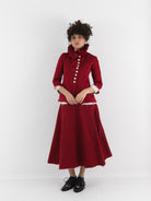Elena Dawson 9X Monet Jacket, Scarlet - ELENA DAWSON at Worthwhile