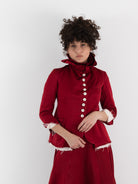Elena Dawson 9X Monet Jacket, Scarlet - ELENA DAWSON at Worthwhile