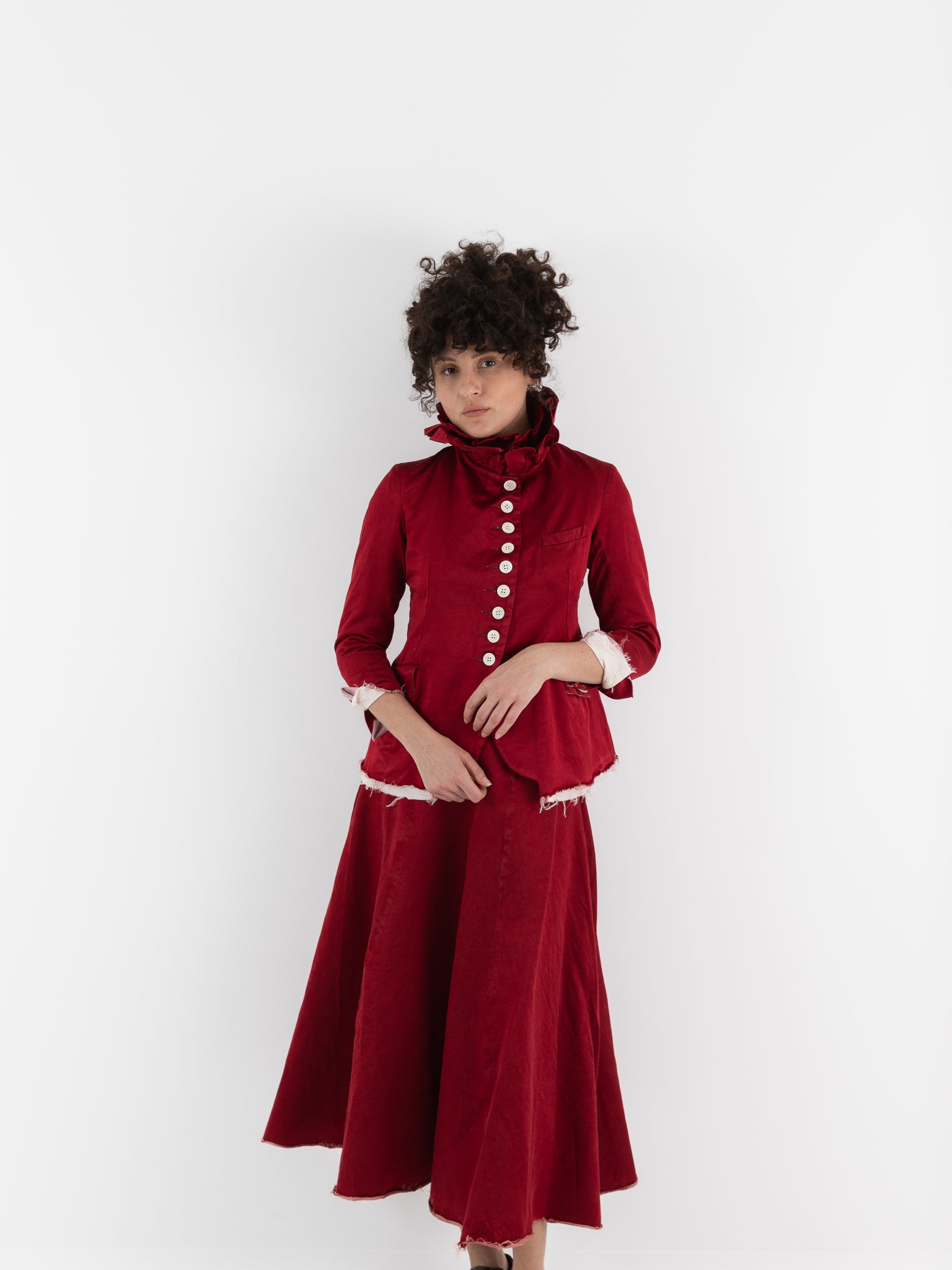 Elena Dawson 9X Monet Jacket, Scarlet - ELENA DAWSON at Worthwhile - shop JACKET