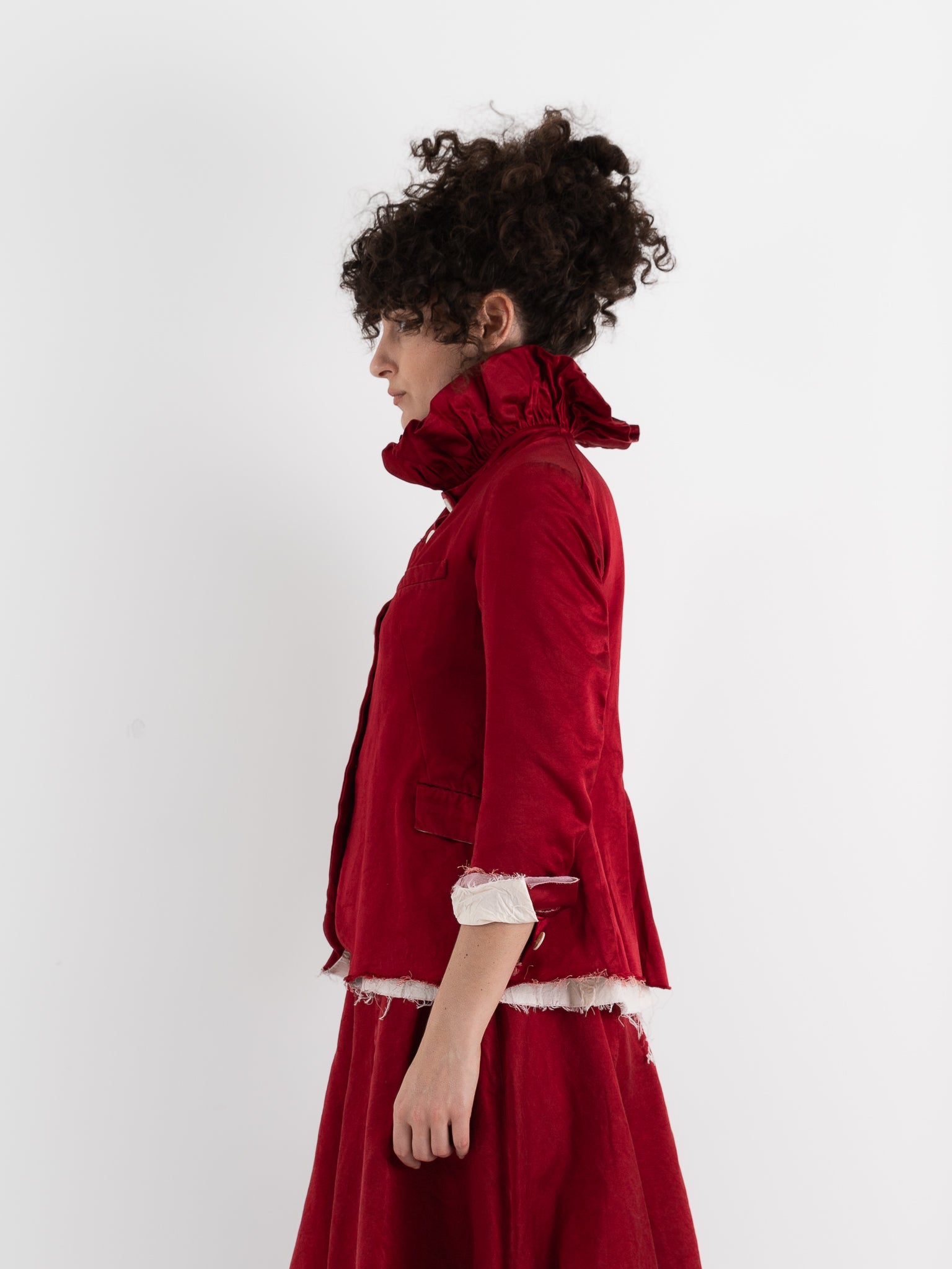 Elena Dawson 9X Monet Jacket, Scarlet - ELENA DAWSON at Worthwhile