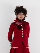 Elena Dawson 9X Monet Jacket, Scarlet - ELENA DAWSON at Worthwhile