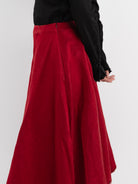 Elena Dawson Tea Skirt, Scarlet - ELENA DAWSON at Worthwhile