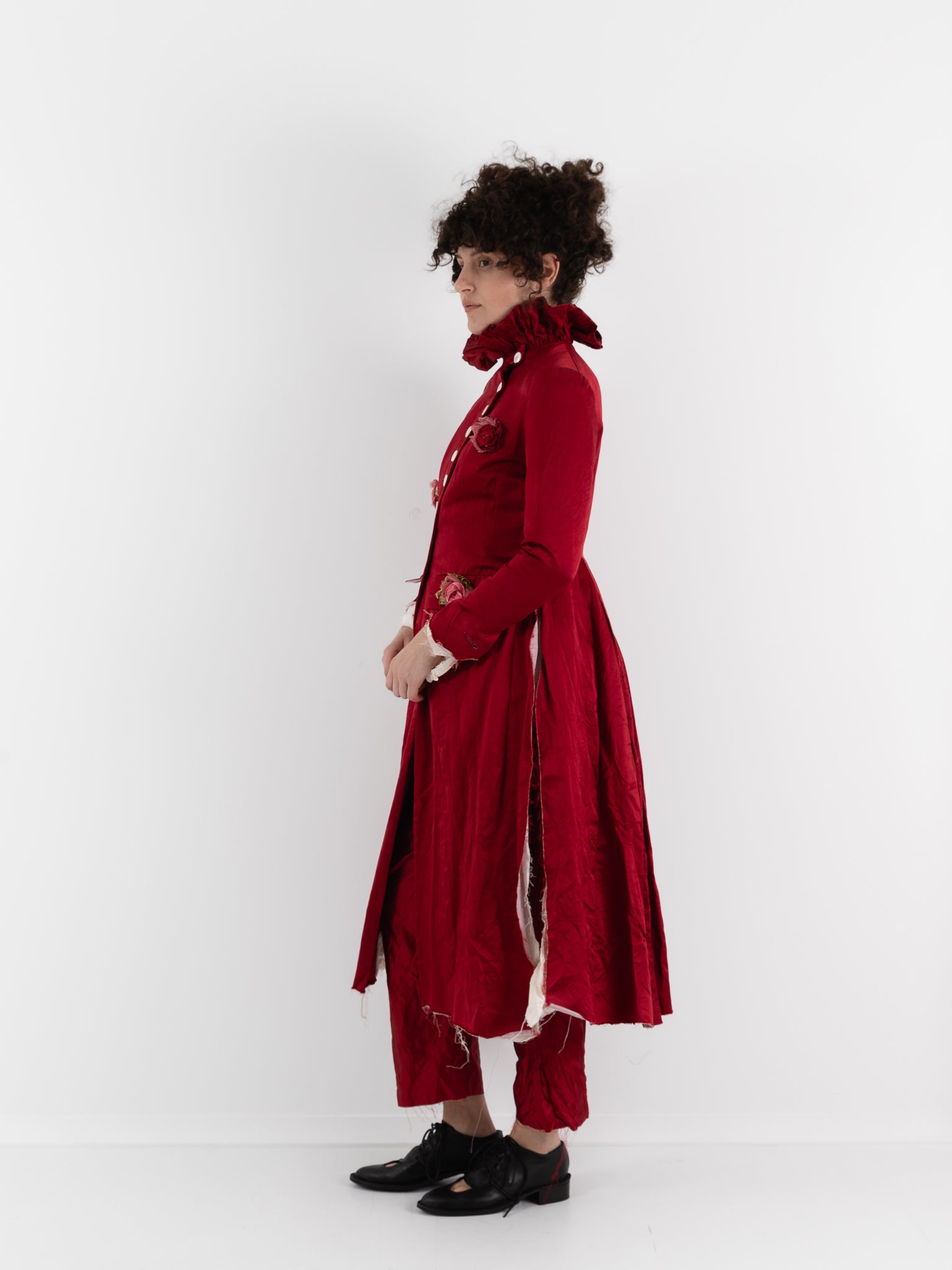 Elena Dawson 9X Monet Coat, Scarlet - ELENA DAWSON at Worthwhile