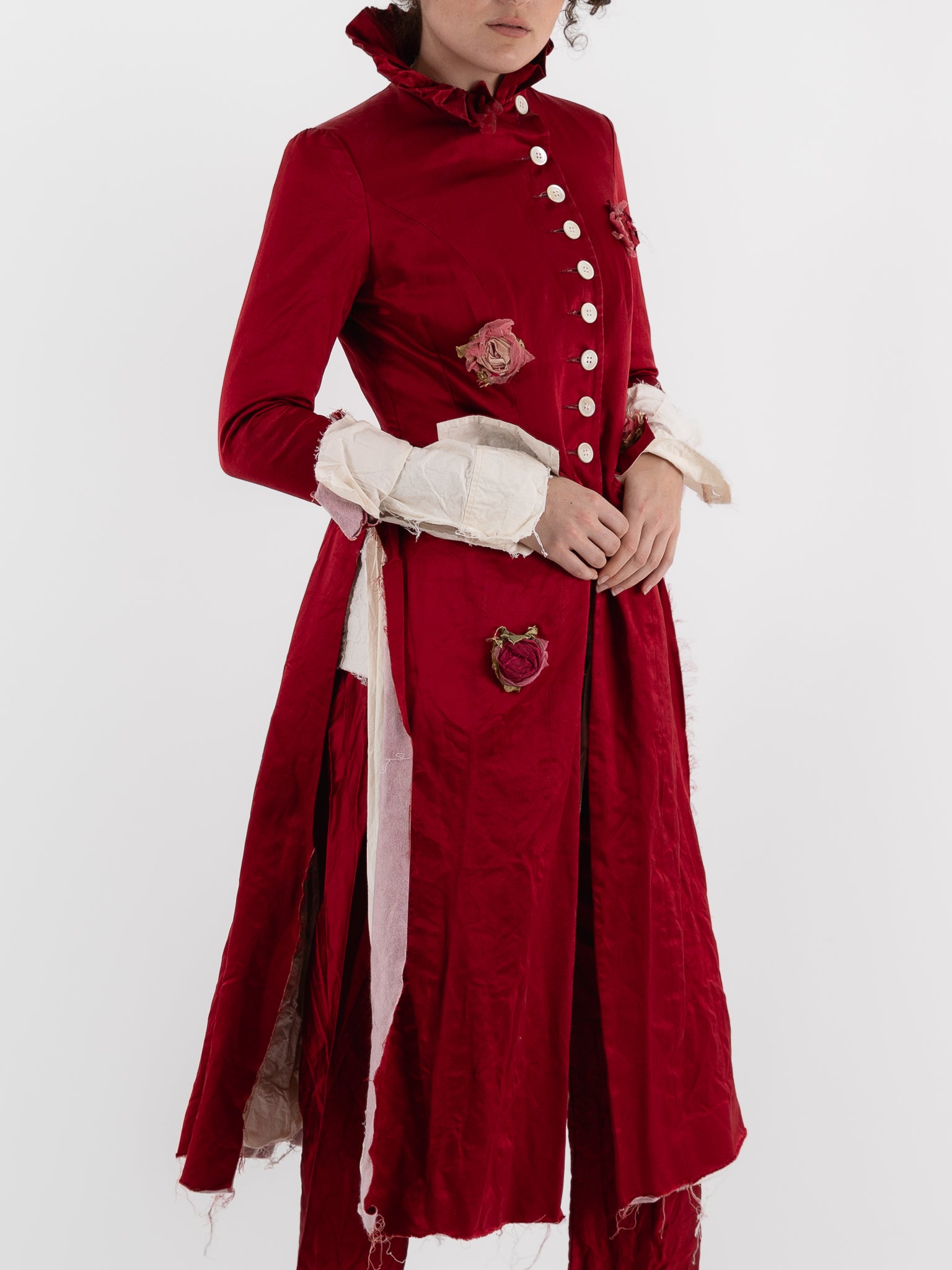 Elena Dawson 9X Monet Coat, Scarlet - ELENA DAWSON at Worthwhile