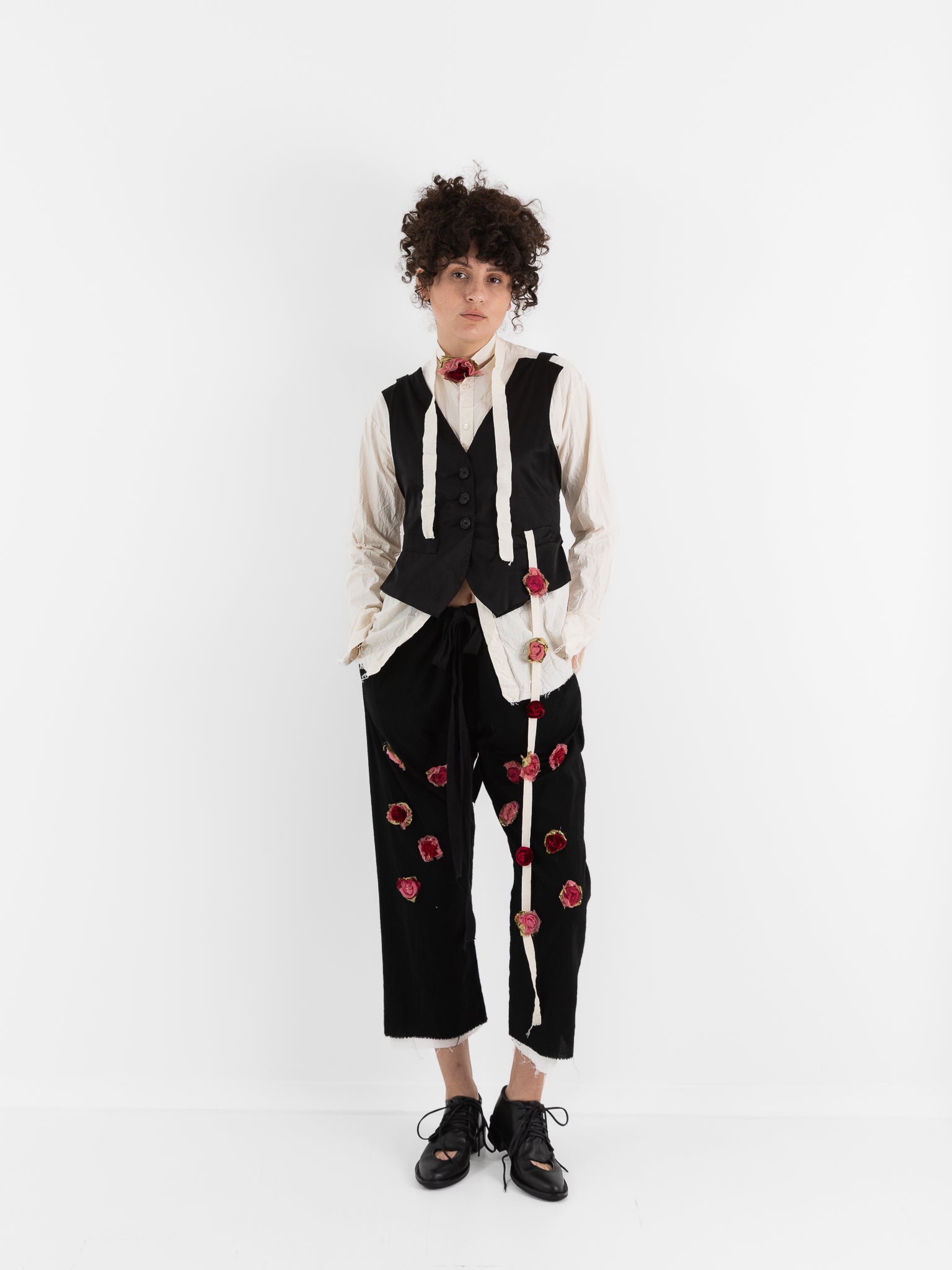 Elena Dawson 3X Waistcoat, Black - ELENA DAWSON at Worthwhile