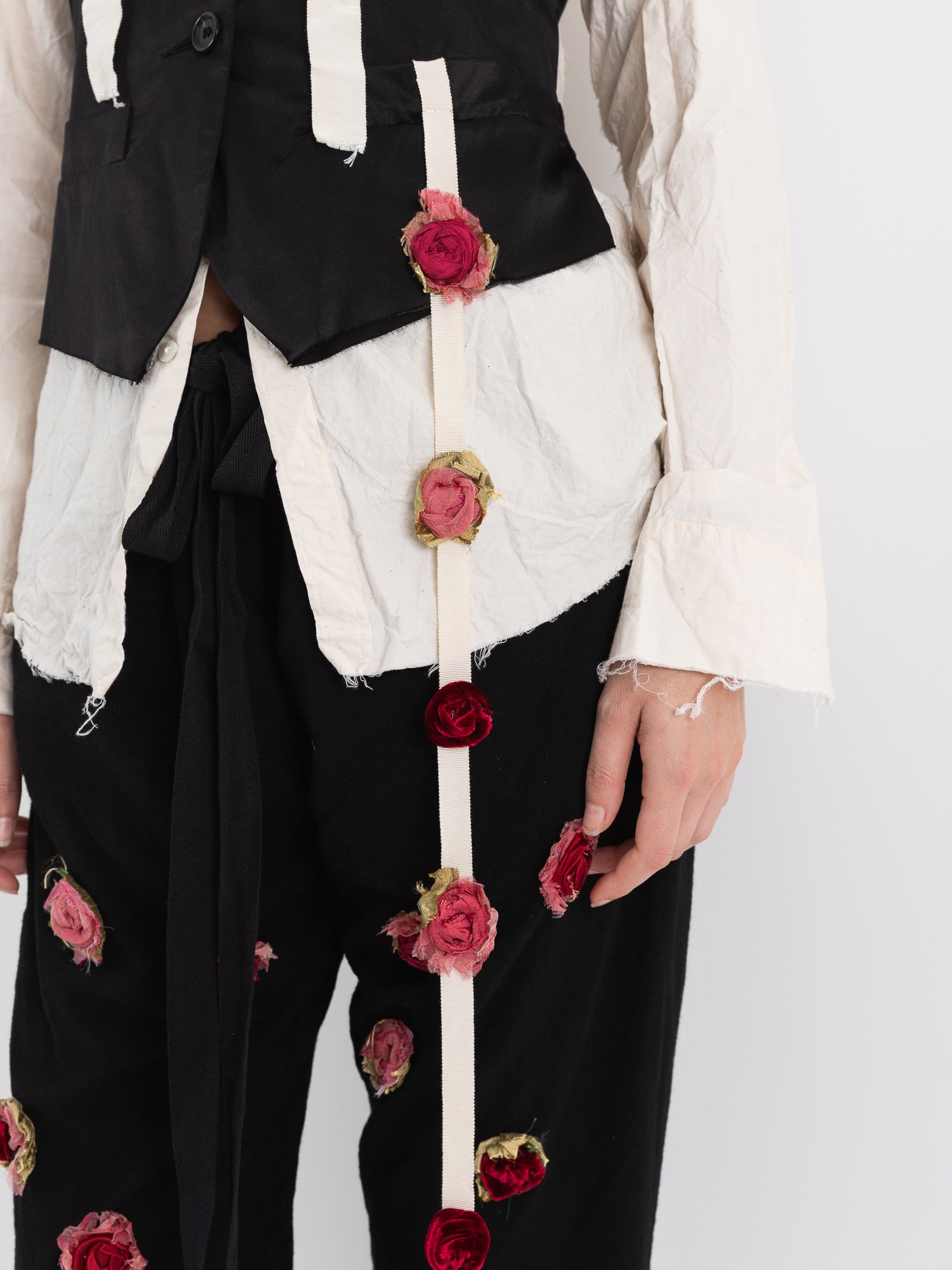 Elena Dawson 3X Waistcoat, Black - ELENA DAWSON at Worthwhile
