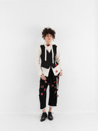 Elena Dawson 3X Waistcoat, Black - ELENA DAWSON at Worthwhile