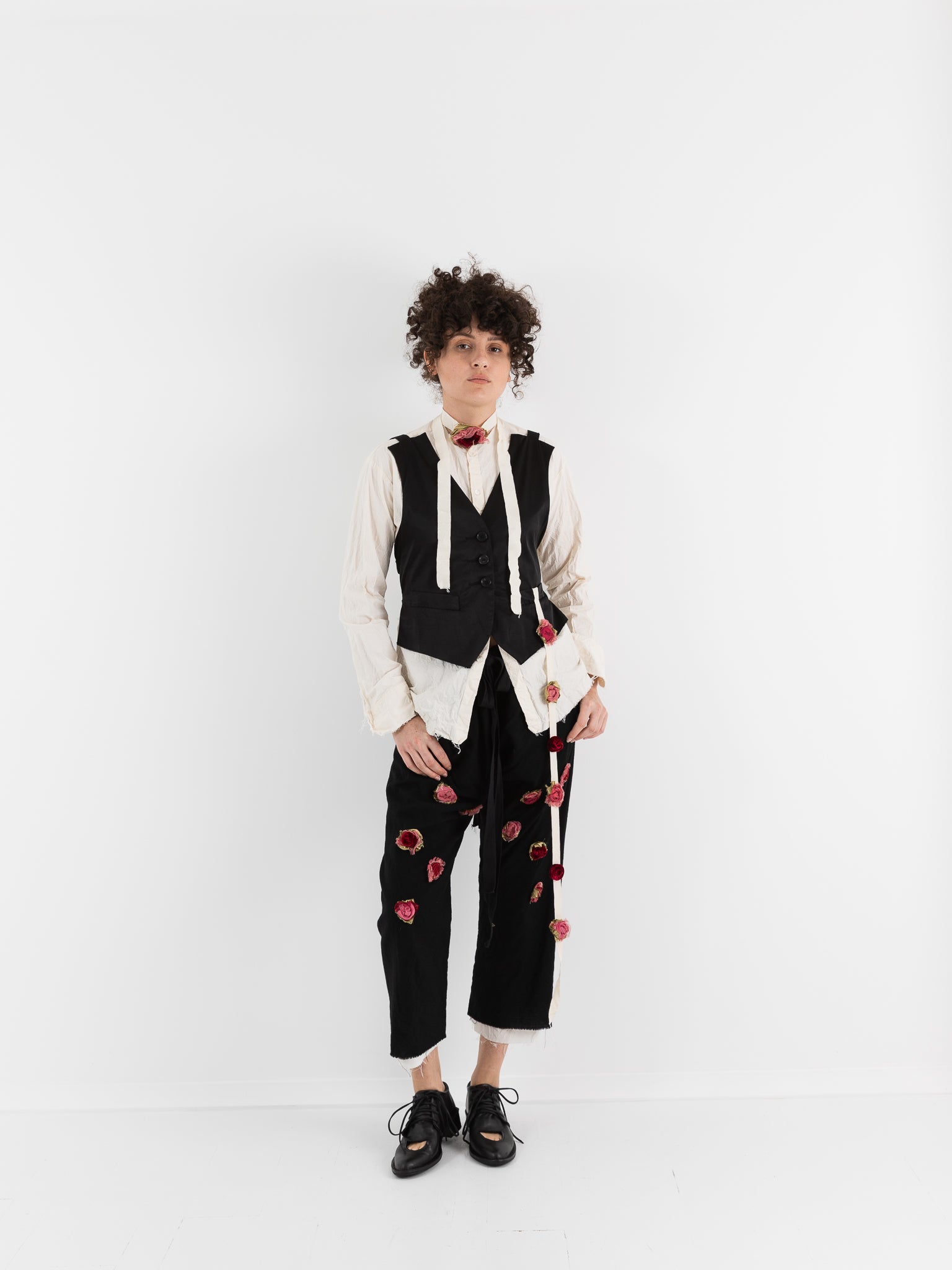 Elena Dawson 3X Waistcoat, Black - ELENA DAWSON at Worthwhile