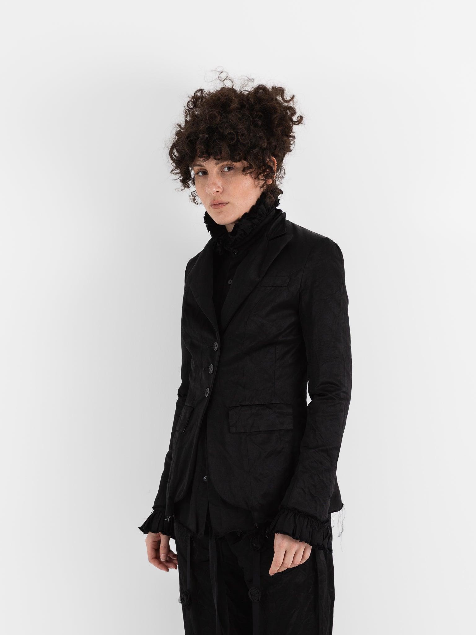 Elena Dawson 4X Hacking Jacket, Black - ELENA DAWSON at Worthwhile