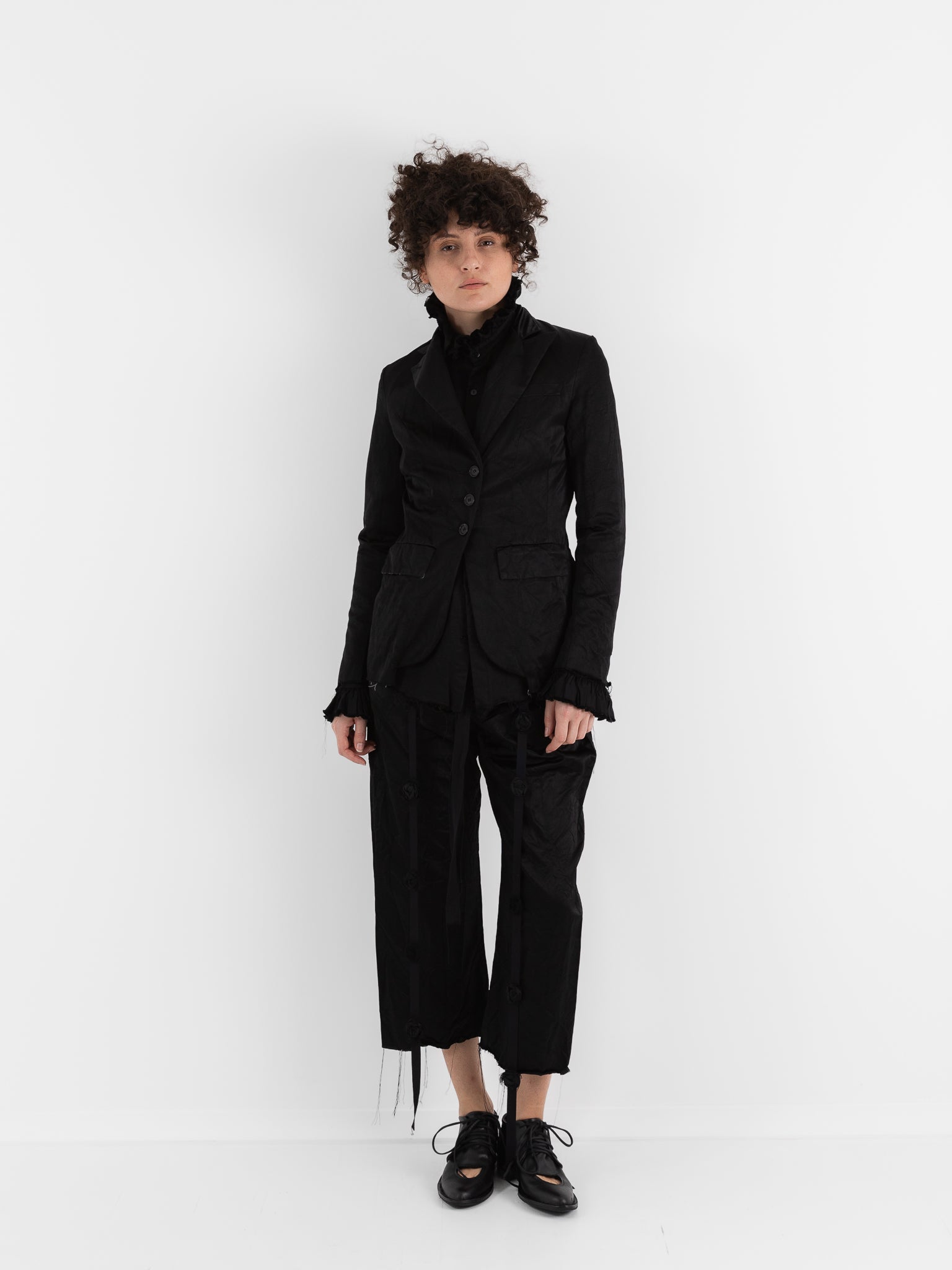 Elena Dawson 4X Hacking Jacket, Black - ELENA DAWSON at Worthwhile