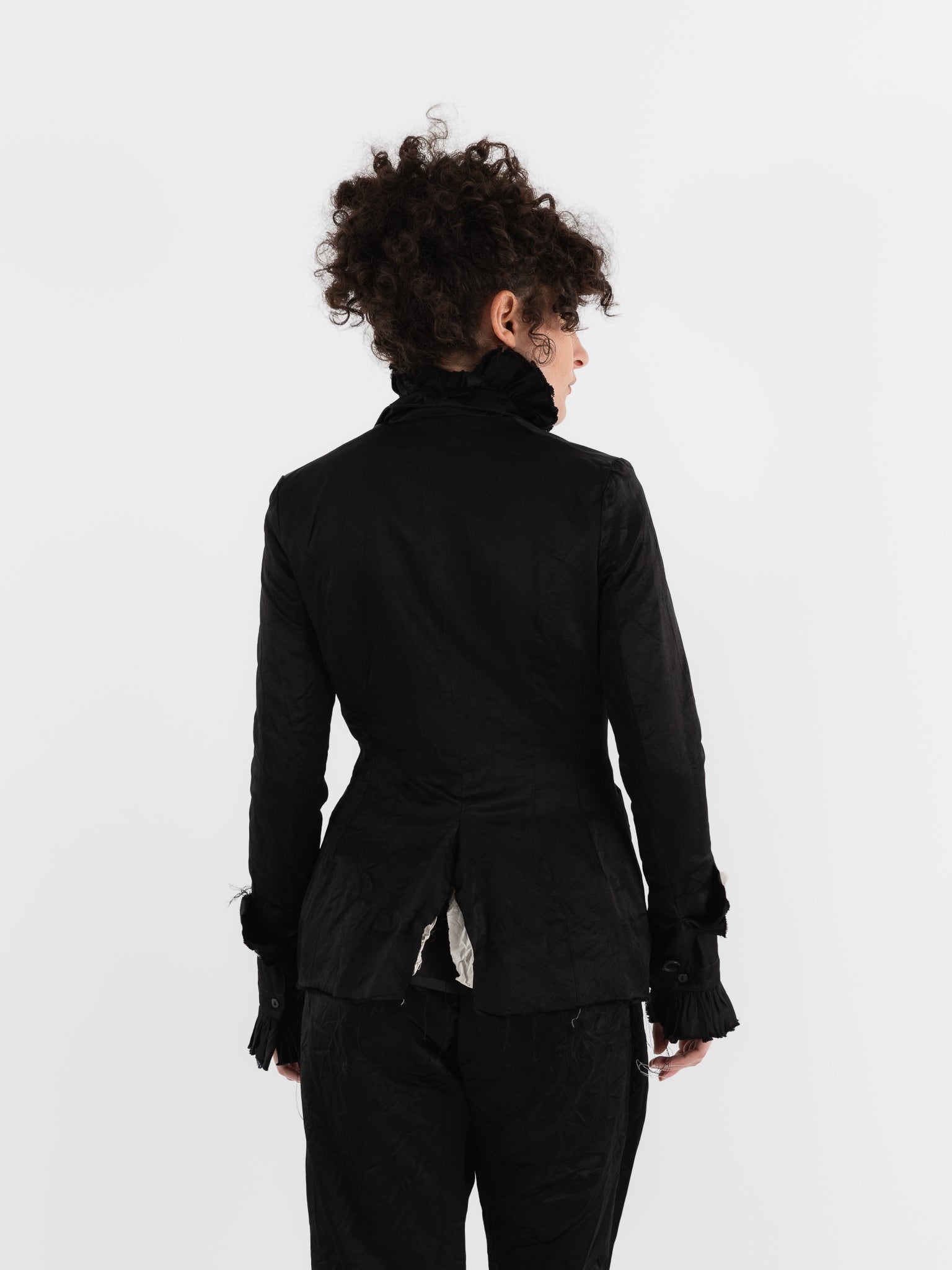 Elena Dawson 4X Hacking Jacket, Black - ELENA DAWSON at Worthwhile