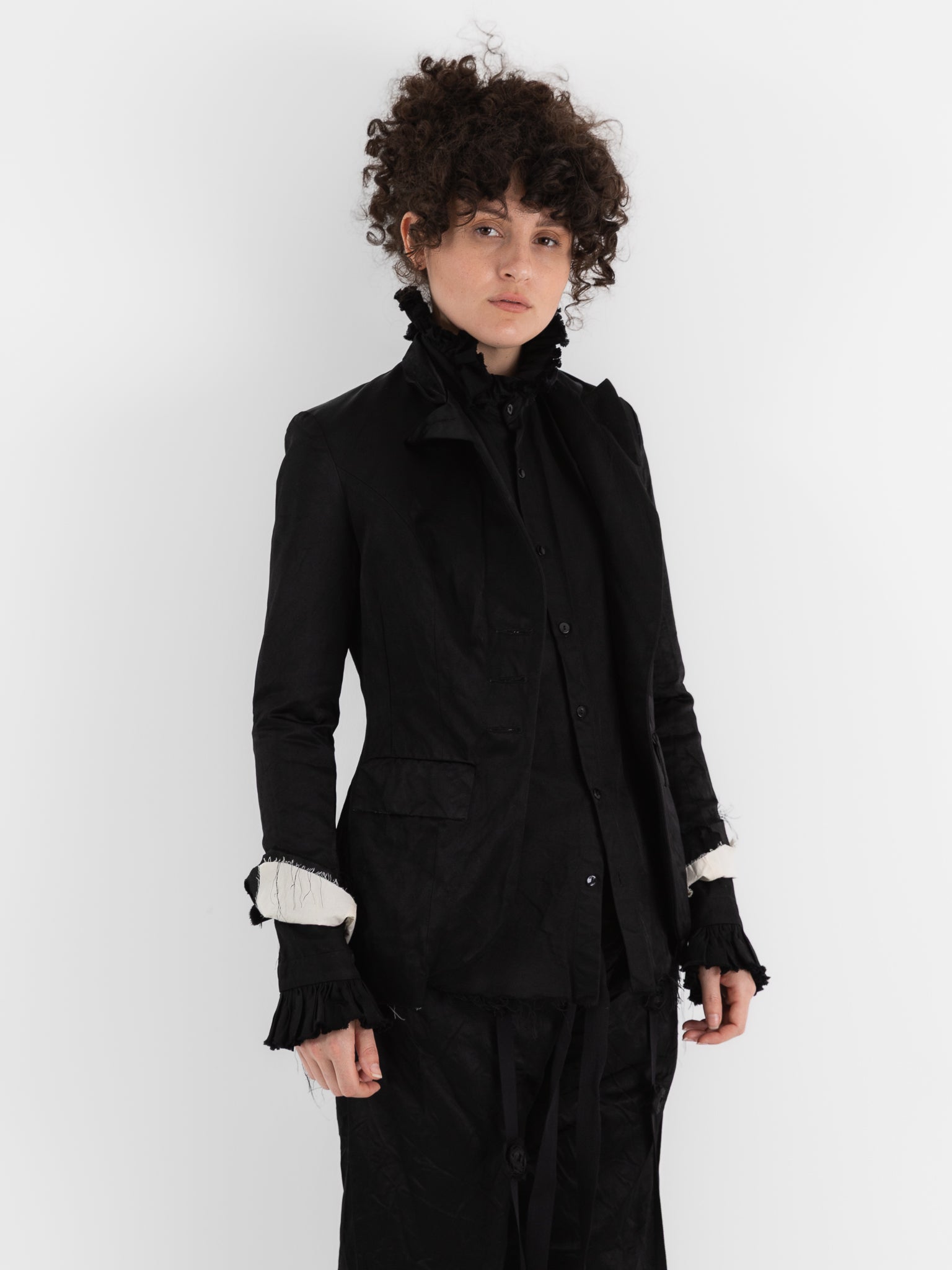 Elena Dawson 4X Hacking Jacket, Black - ELENA DAWSON at Worthwhile