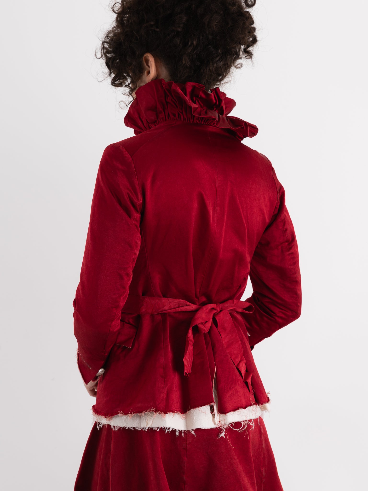 Elena Dawson 9X Monet Jacket, Scarlet - ELENA DAWSON at Worthwhile