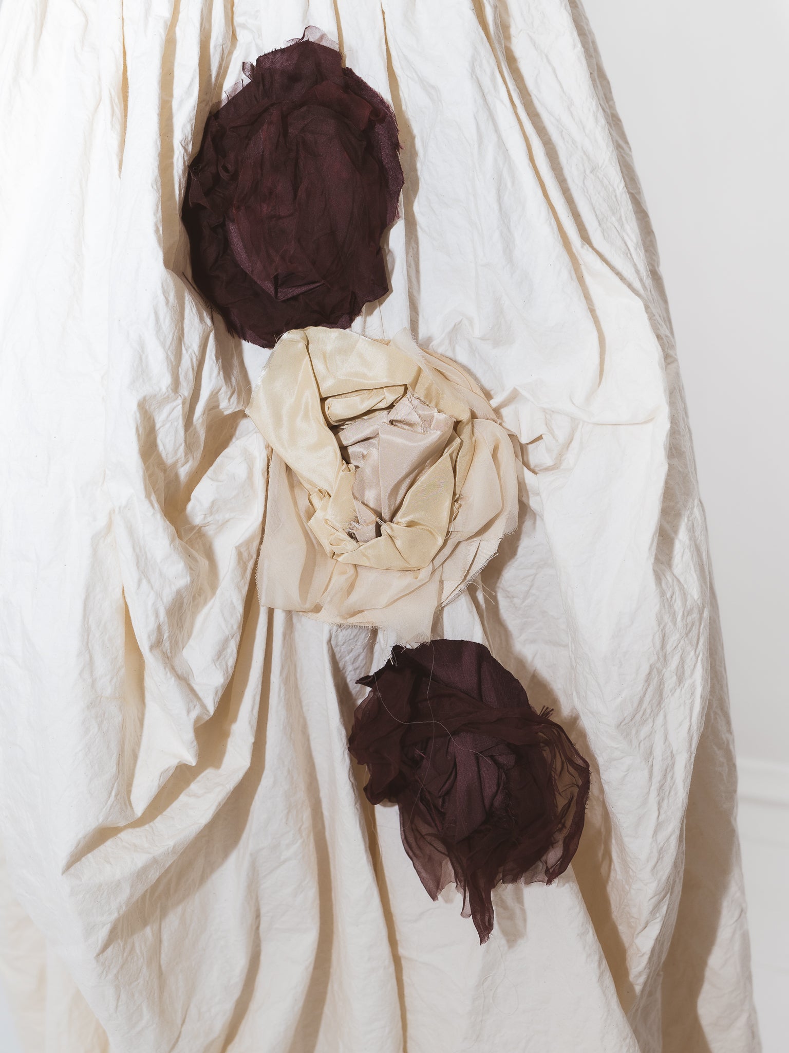 Elena Dawson Bed Dress, Cream Cotton Cambric - Worthwhile