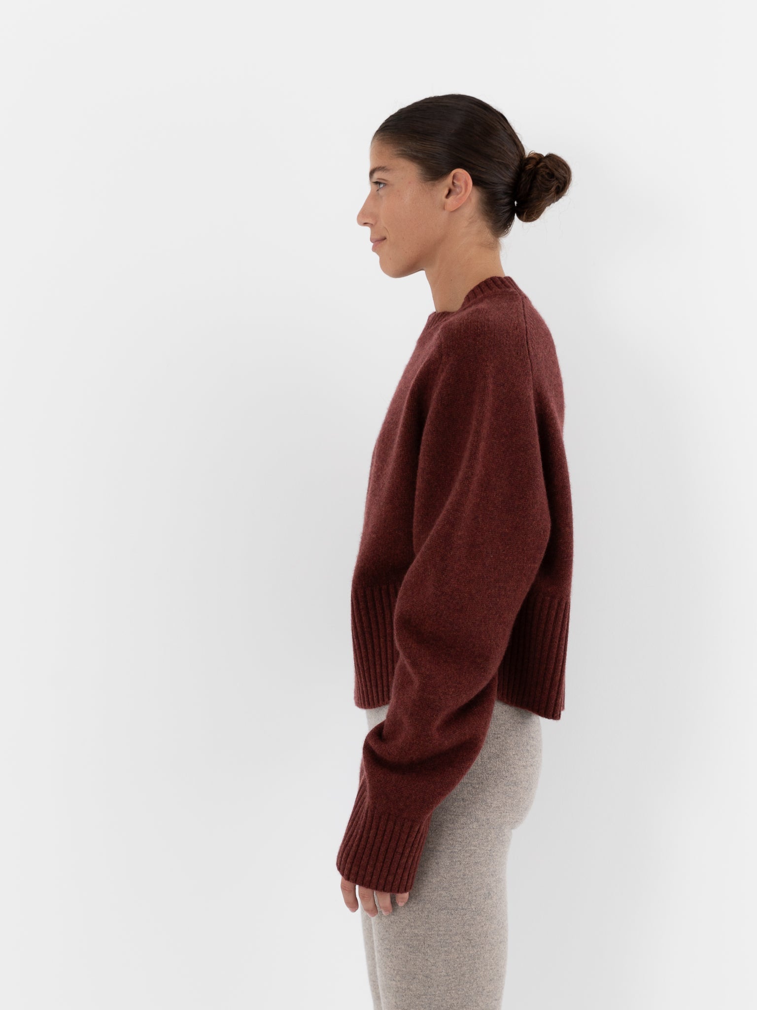 小物 extreme cashmere extreme cashmere crew-neck sweater pure – 167 please