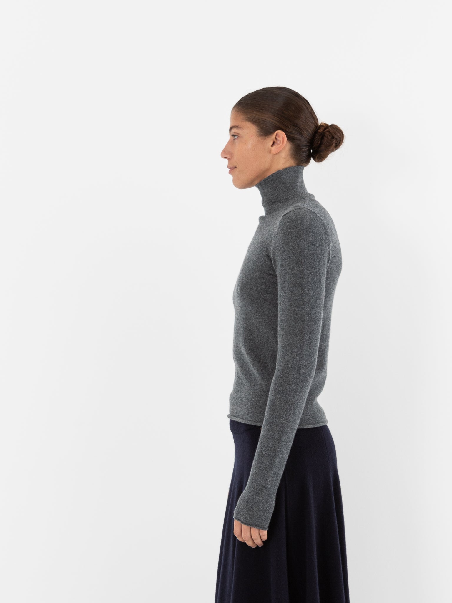Extreme Cashmere n°380 Audrey Sweater in Felt - EXTREME CASHMERE at Worthwhile - shop SWEATER