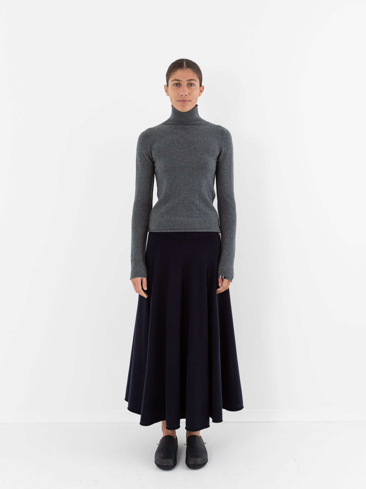 Extreme Cashmere n°380 Audrey Sweater in Felt - EXTREME CASHMERE at Worthwhile - shop SWEATER