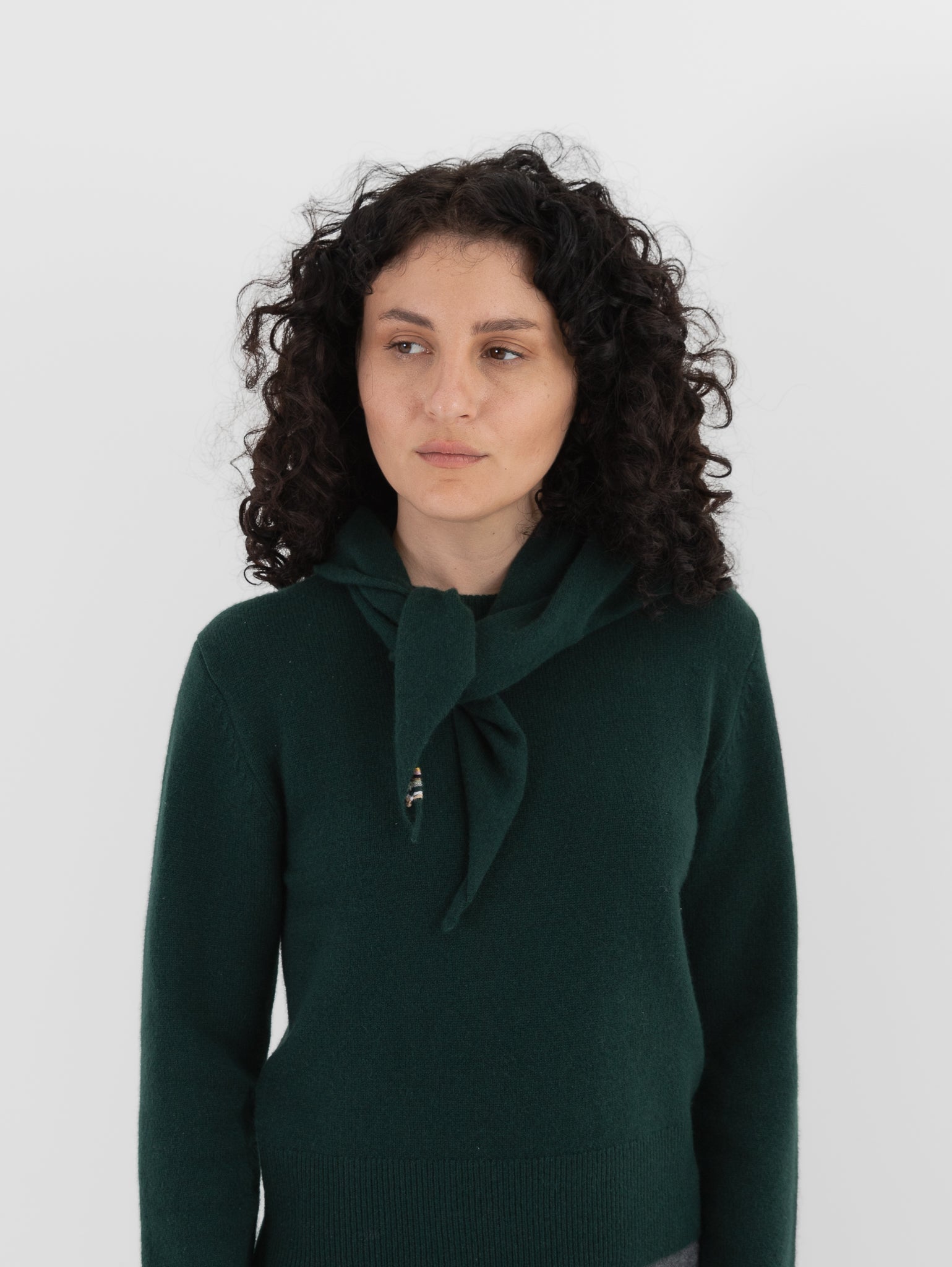 Extreme Cashmere n°35 Bandana in Forest - EXTREME CASHMERE at Worthwhile - shop SCARF