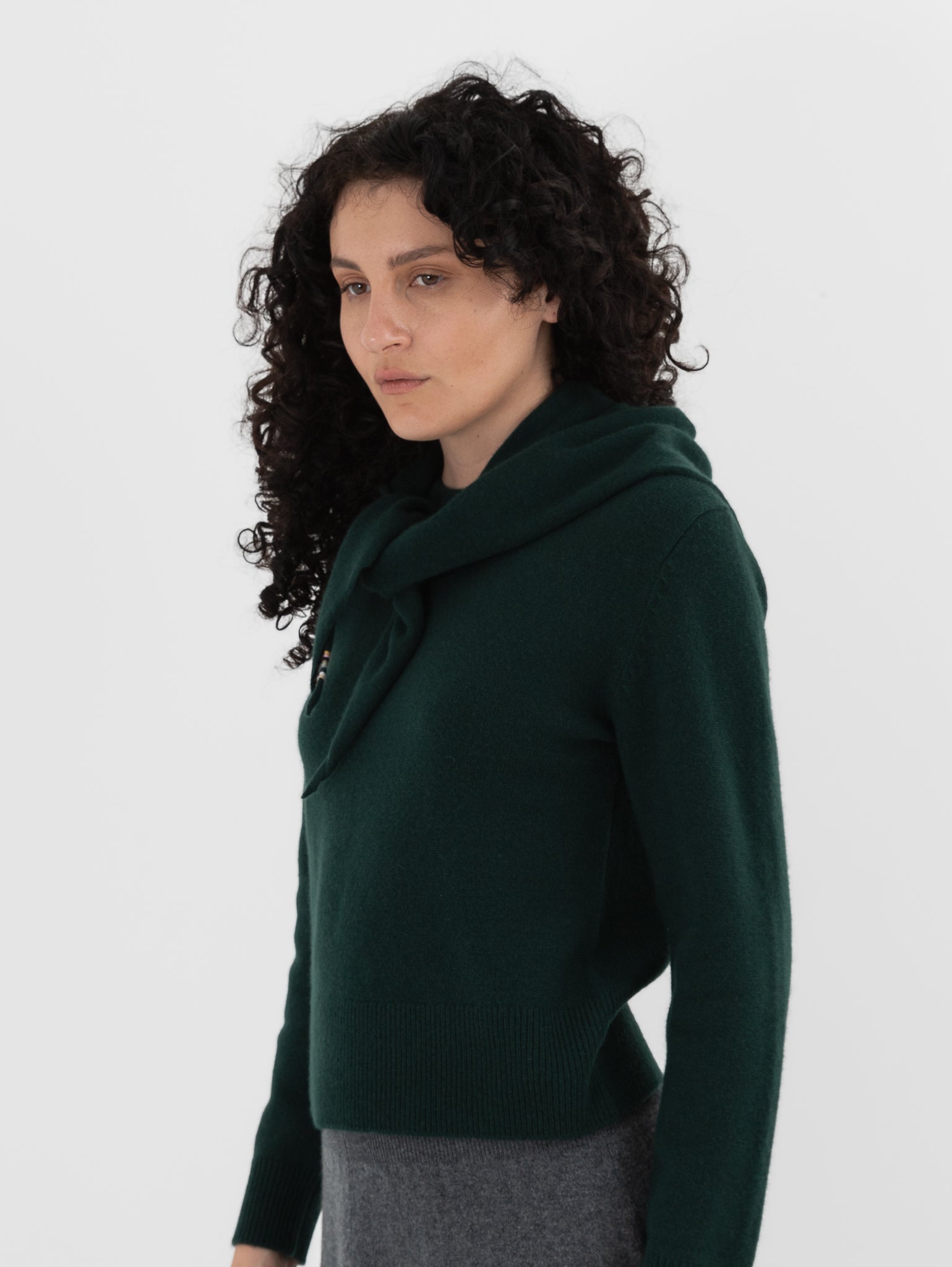 Extreme Cashmere n°35 Bandana in Forest - EXTREME CASHMERE at Worthwhile - shop SCARF