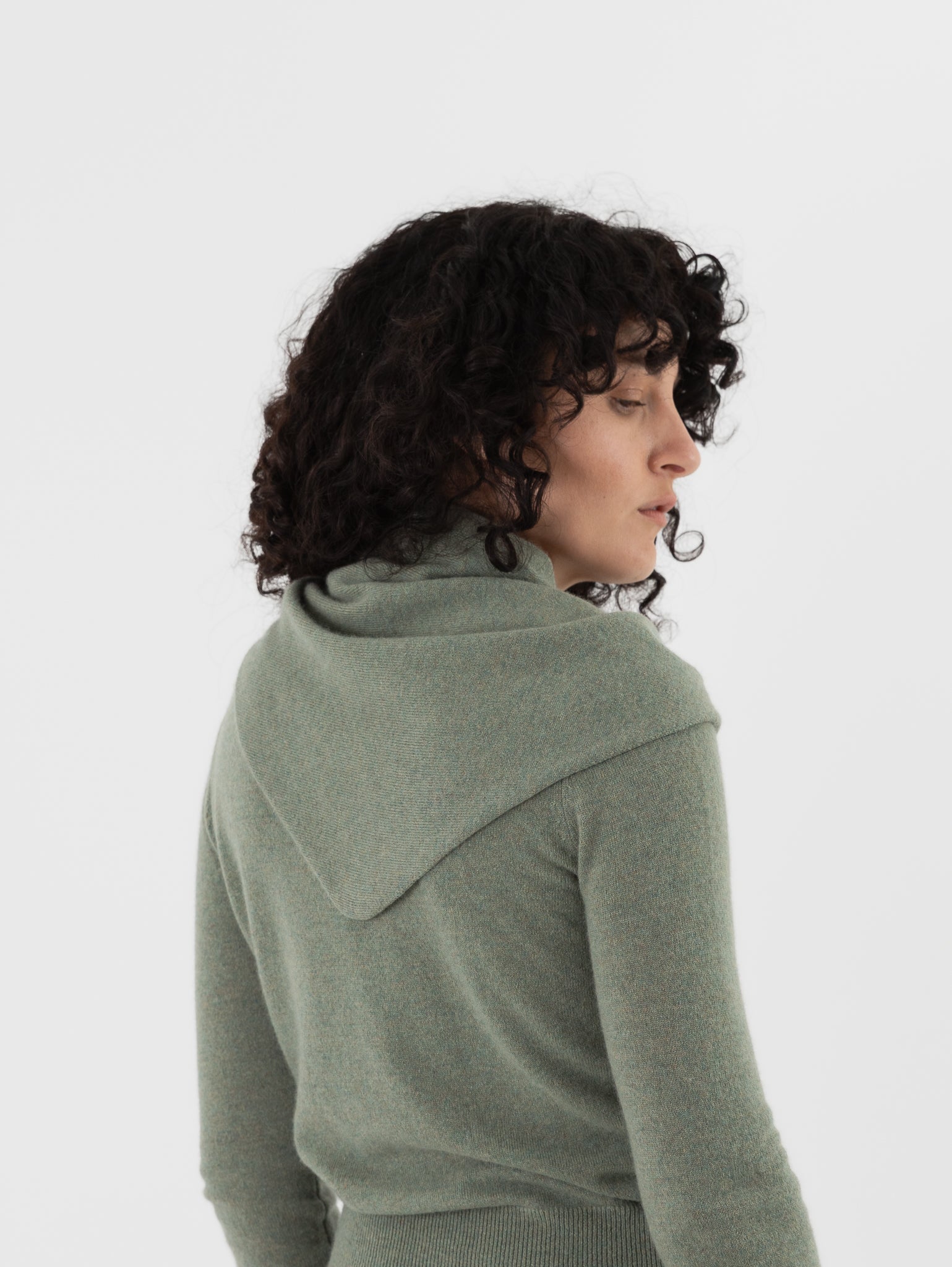 Extreme Cashmere n°35 Bandana in Hemlock - EXTREME CASHMERE at Worthwhile - shop SCARF