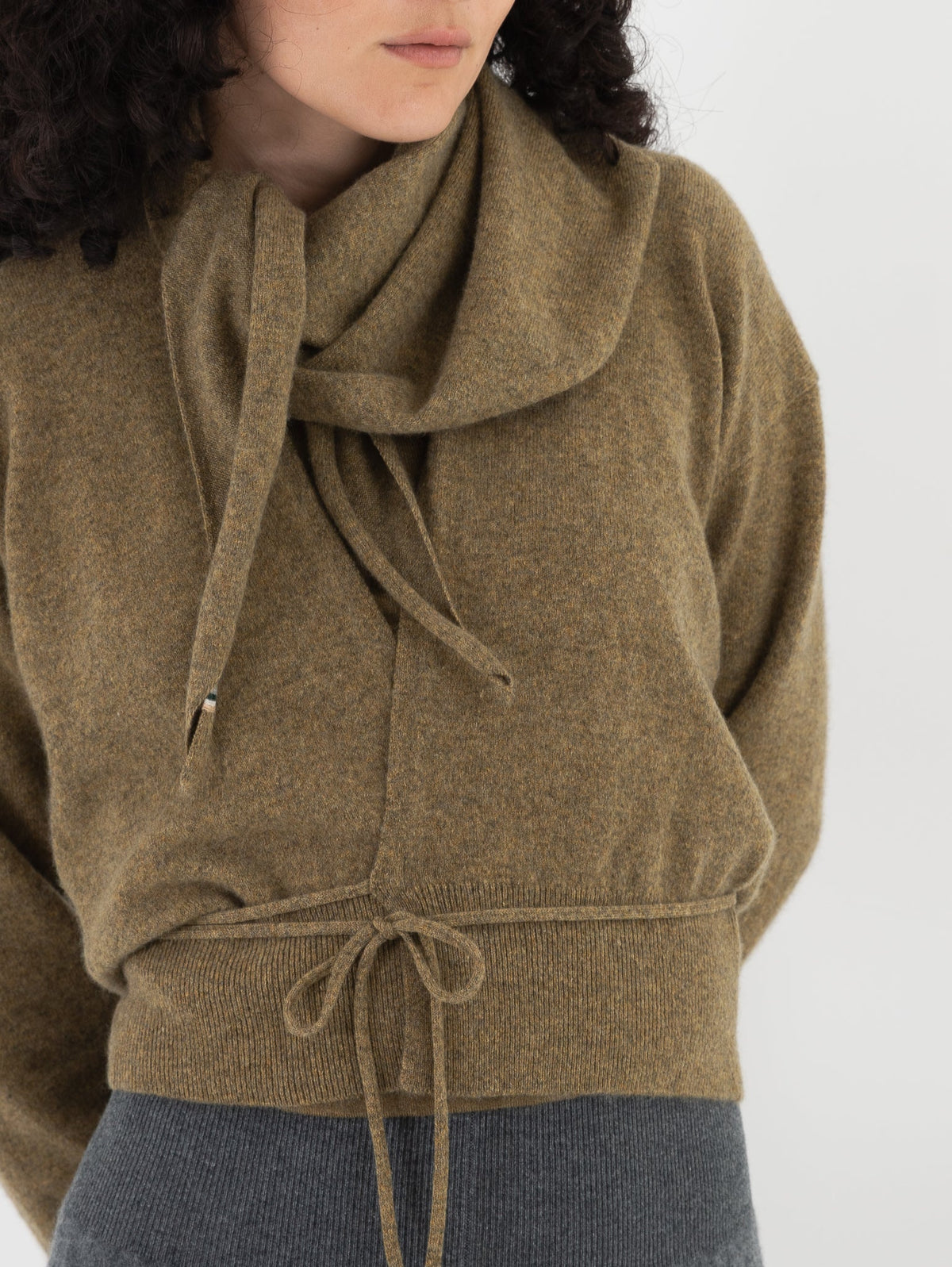 Extreme Cashmere n°35 Bandana in Hunter - EXTREME CASHMERE at Worthwhile - shop SCARF