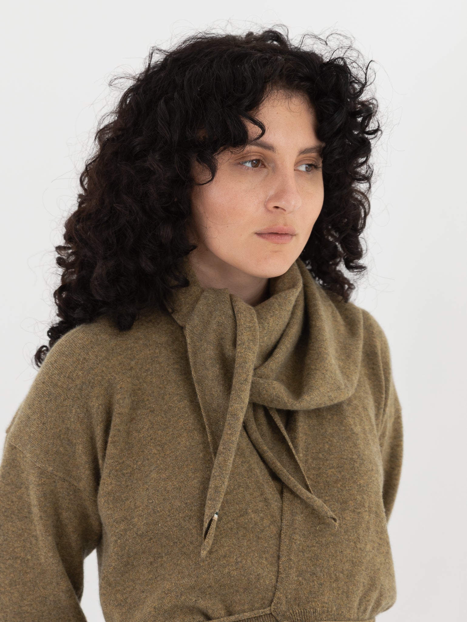 Extreme Cashmere n°35 Bandana in Hunter - EXTREME CASHMERE at Worthwhile - shop SCARF
