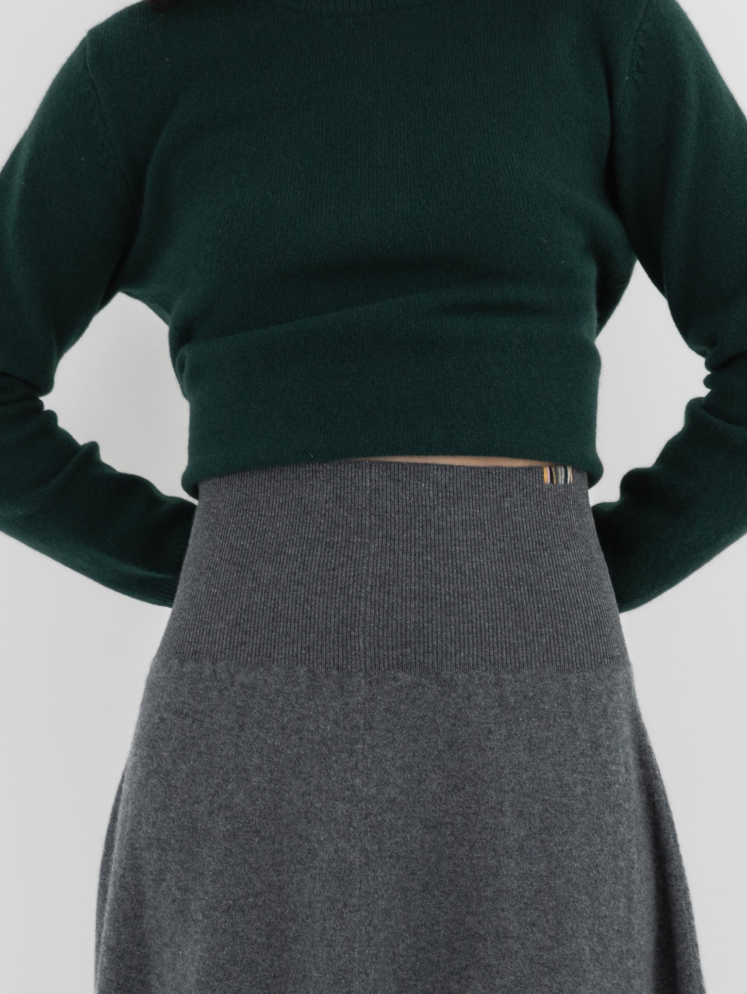 Extreme Cashmere n°388 Ease Skirt in Felt - EXTREME CASHMERE at Worthwhile - shop SKIRT