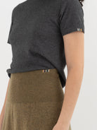 Extreme Cashmere n°388 Ease Skirt in Hunter - EXTREME CASHMERE at Worthwhile - shop SKIRT