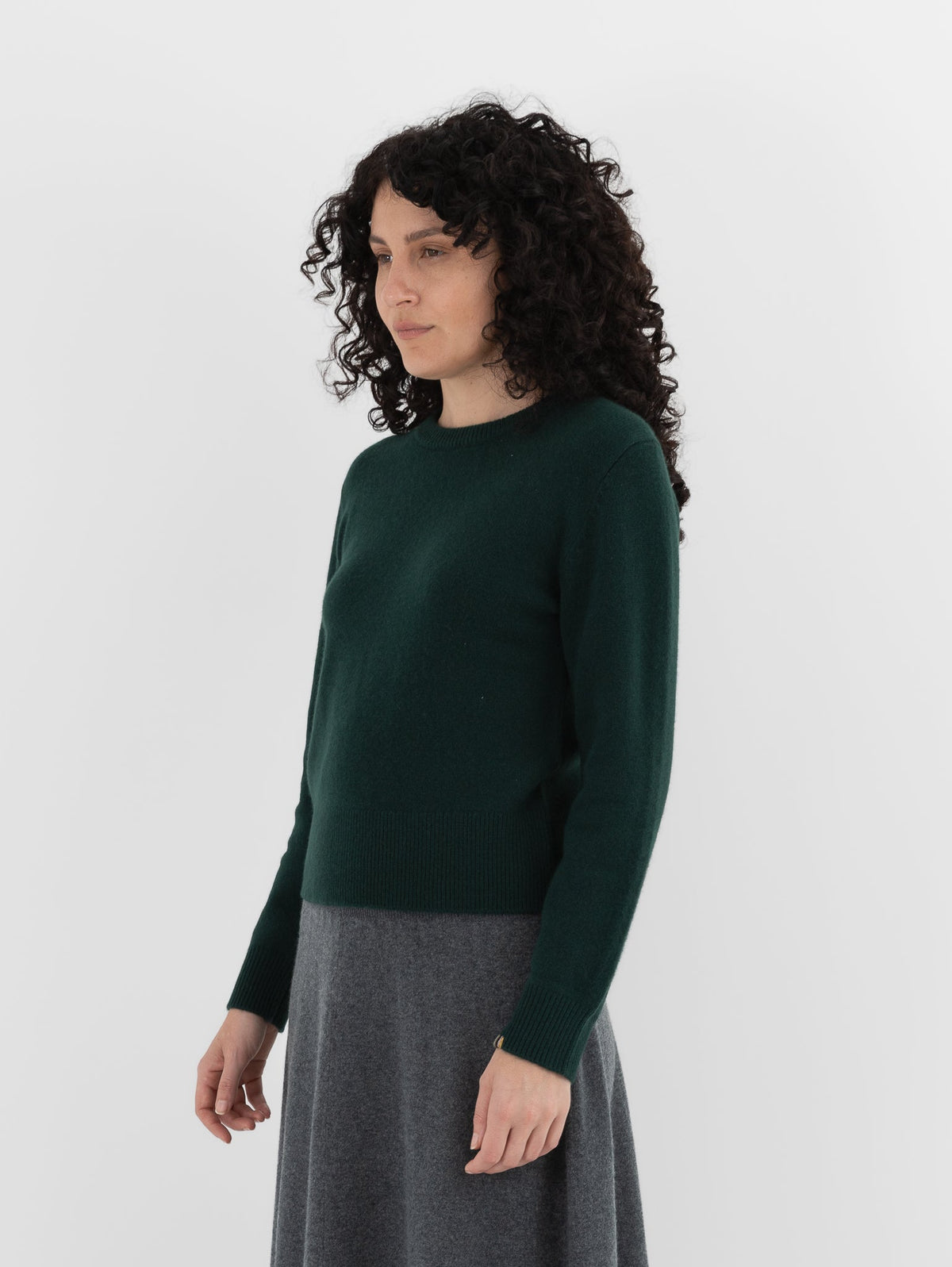 Extreme Cashmere n°430 Jeanne Sweater in Forest - EXTREME CASHMERE at Worthwhile - shop SWEATER