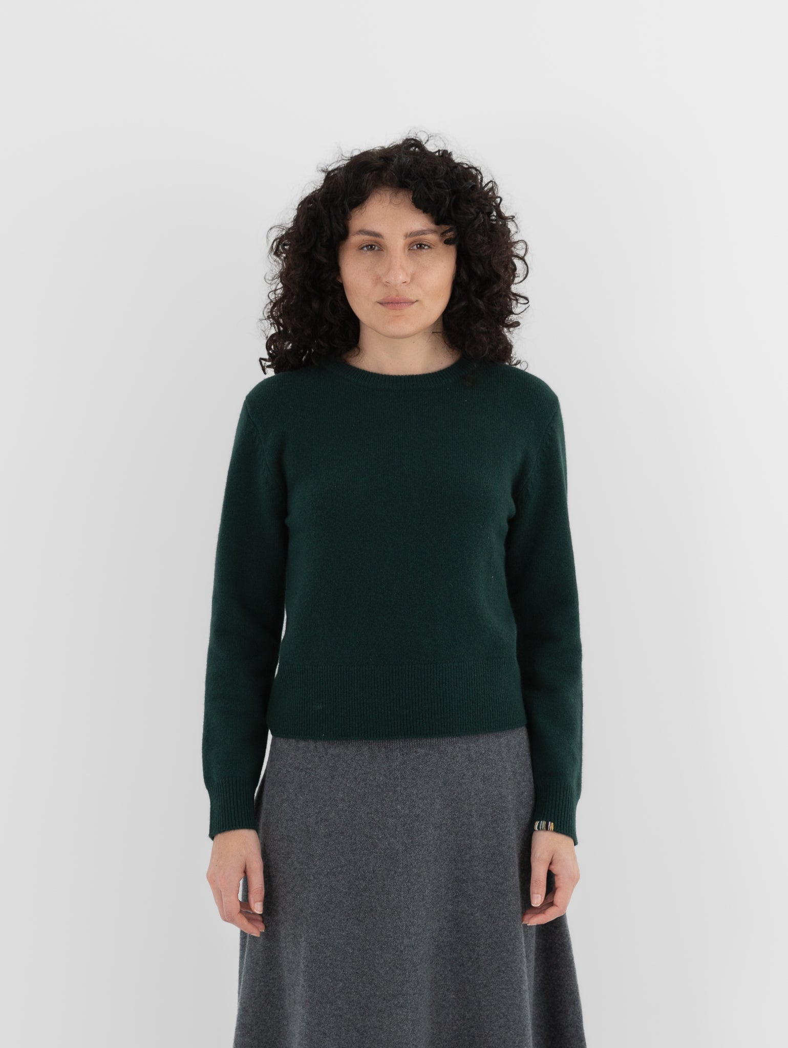 Extreme Cashmere n°430 Jeanne Sweater in Forest - EXTREME CASHMERE at Worthwhile - shop SWEATER