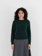 Extreme Cashmere n°430 Jeanne Sweater in Forest - EXTREME CASHMERE at Worthwhile - shop SWEATER