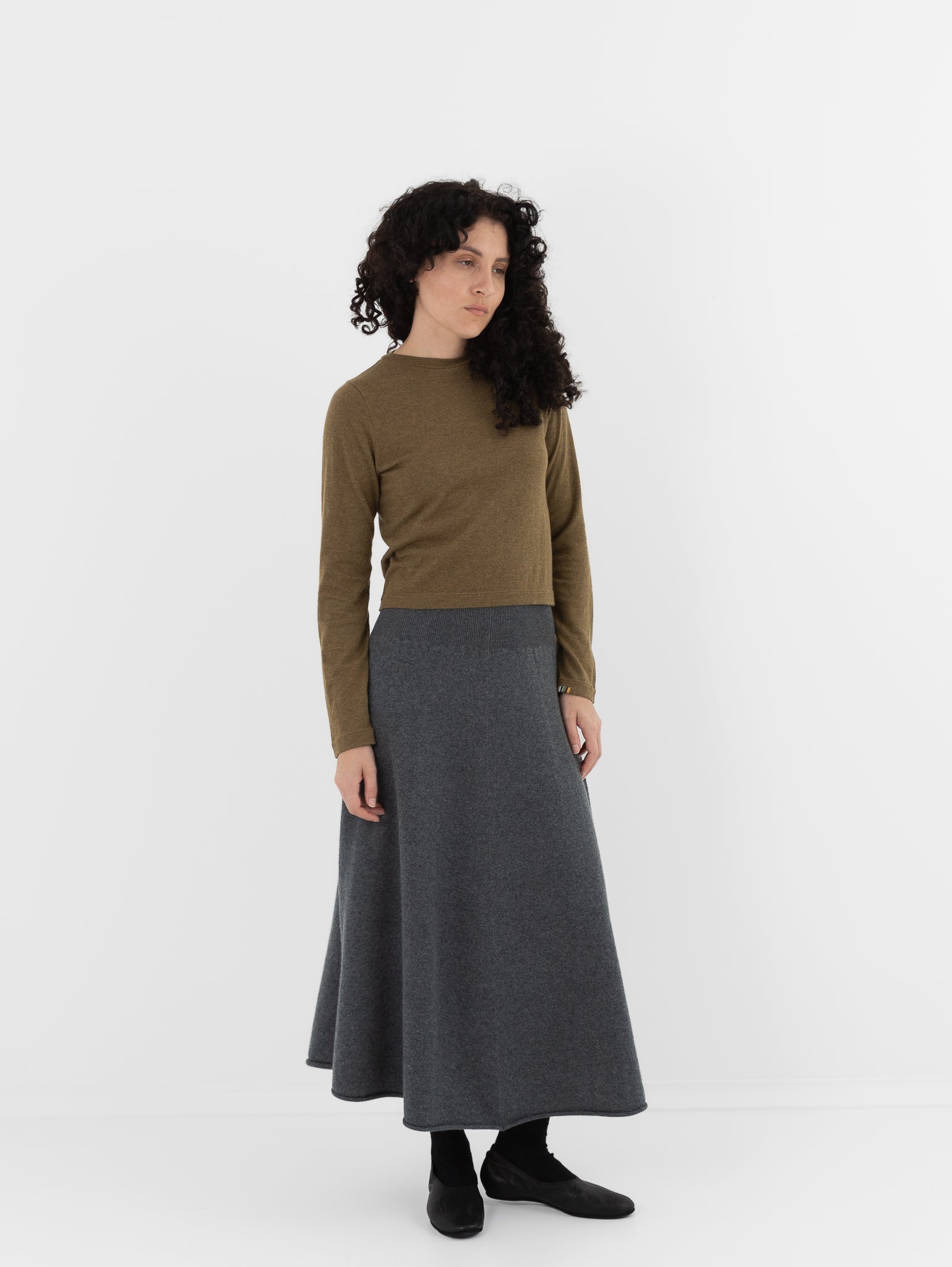 Extreme Cashmere n°451 Lisa Top in Hunter - EXTREME CASHMERE at Worthwhile - shop TOP