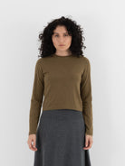 Extreme Cashmere n°451 Lisa Top in Hunter - EXTREME CASHMERE at Worthwhile - shop TOP