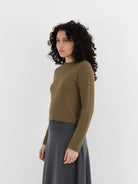 Extreme Cashmere n°451 Lisa Top in Hunter - EXTREME CASHMERE at Worthwhile - shop TOP