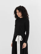 Extreme Cashmere n°451 Lisa Top in Raven - EXTREME CASHMERE at Worthwhile - shop TOP