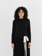 Extreme Cashmere n°451 Lisa Top in Raven - EXTREME CASHMERE at Worthwhile - shop TOP
