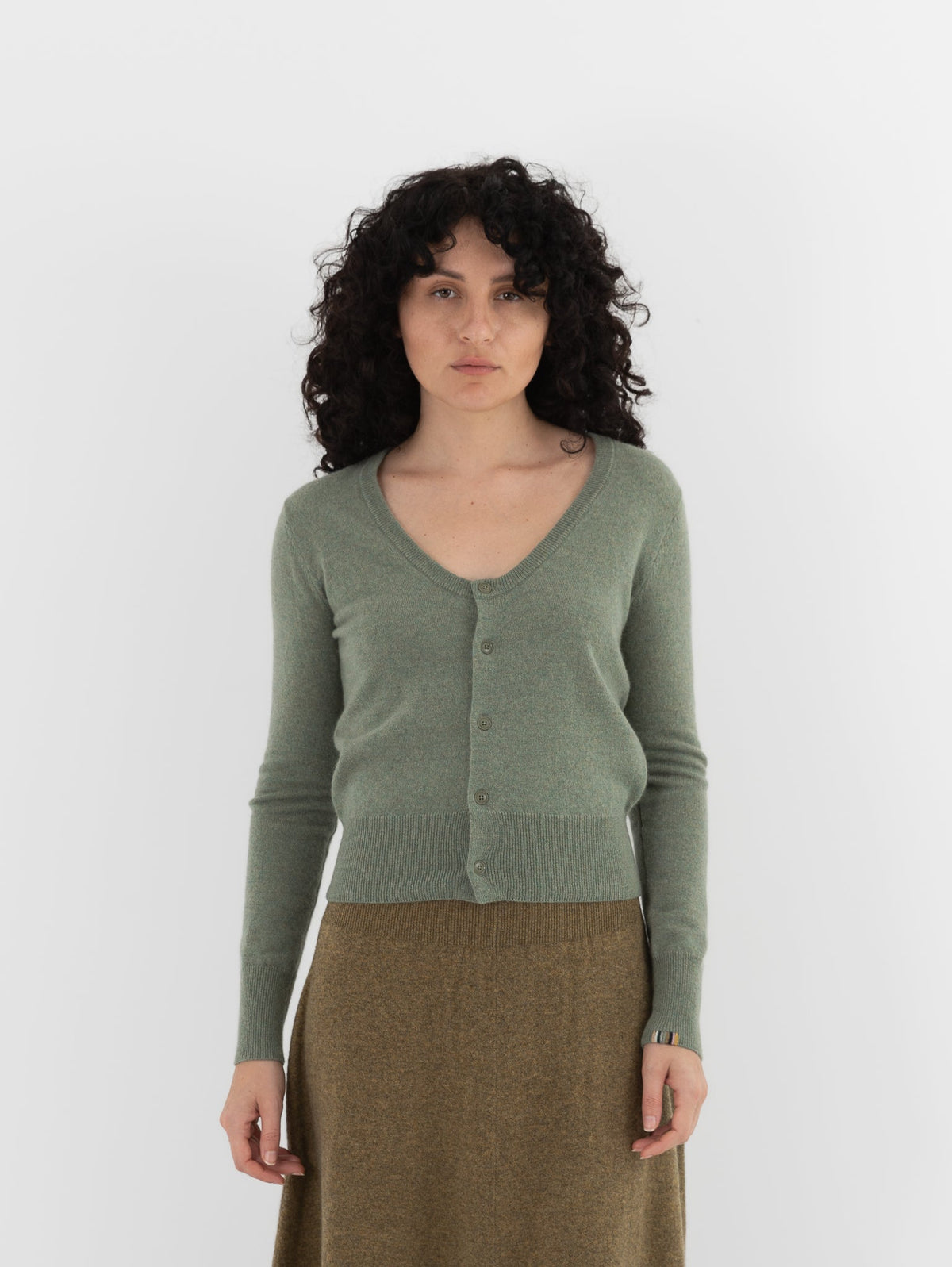 Extreme Cashmere n°511 Dorothea Cardigan in Hemlock - EXTREME CASHMERE at Worthwhile - shop CARDIGAN