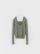Extreme Cashmere n°511 Dorothea Cardigan in Hemlock - EXTREME CASHMERE at Worthwhile - shop CARDIGAN