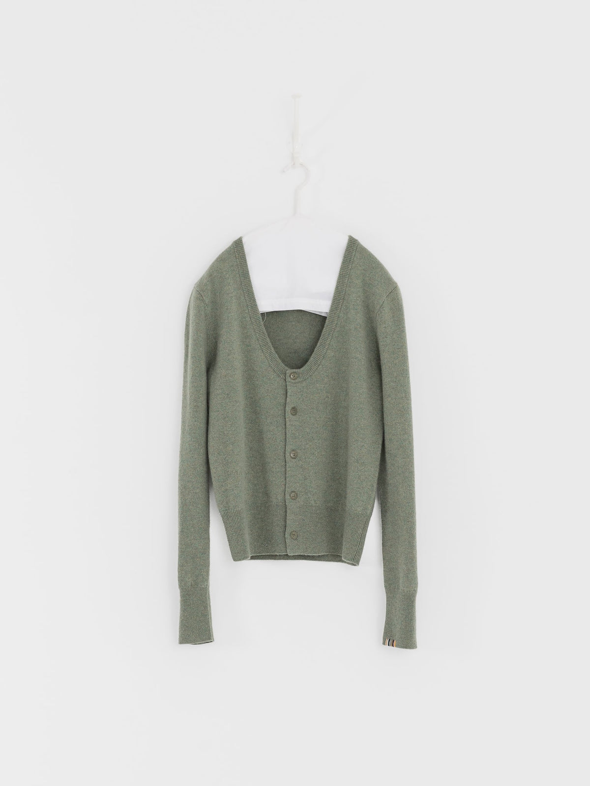 Extreme Cashmere n°511 Dorothea Cardigan in Hemlock - EXTREME CASHMERE at Worthwhile - shop CARDIGAN