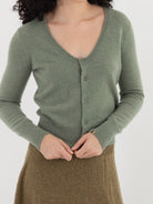 Extreme Cashmere n°511 Dorothea Cardigan in Hemlock - EXTREME CASHMERE at Worthwhile - shop CARDIGAN