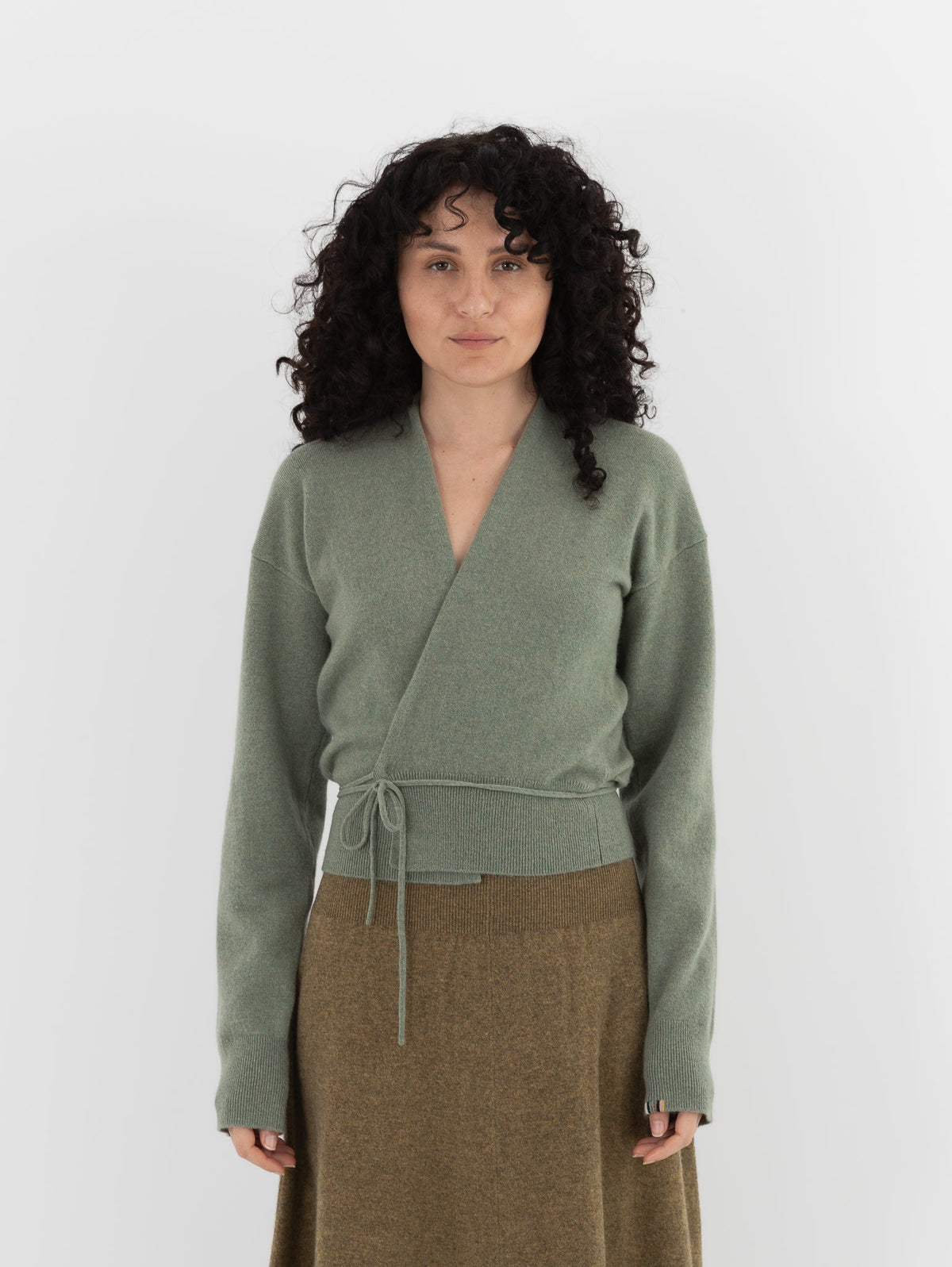 Extreme Cashmere n°516 Ella Cardigan in Hemlock - EXTREME CASHMERE at Worthwhile - shop CARDIGAN